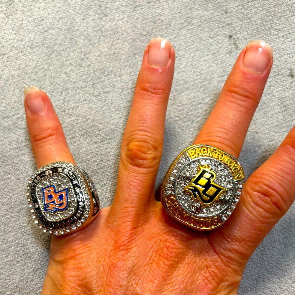 Baseball replica championship rings
